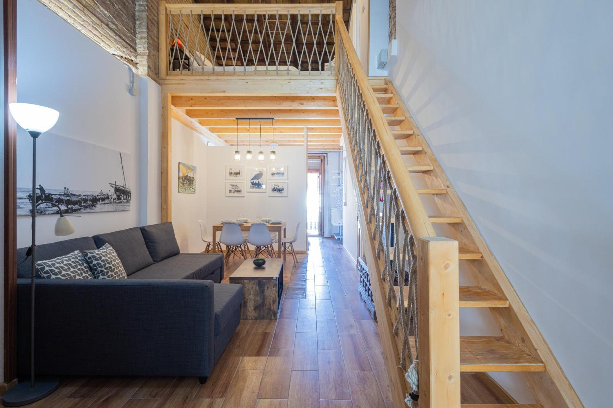 Florit Flats - El Cabanyal Duplex Apartment บาเลนเซีย ภายนอก รูปภาพ