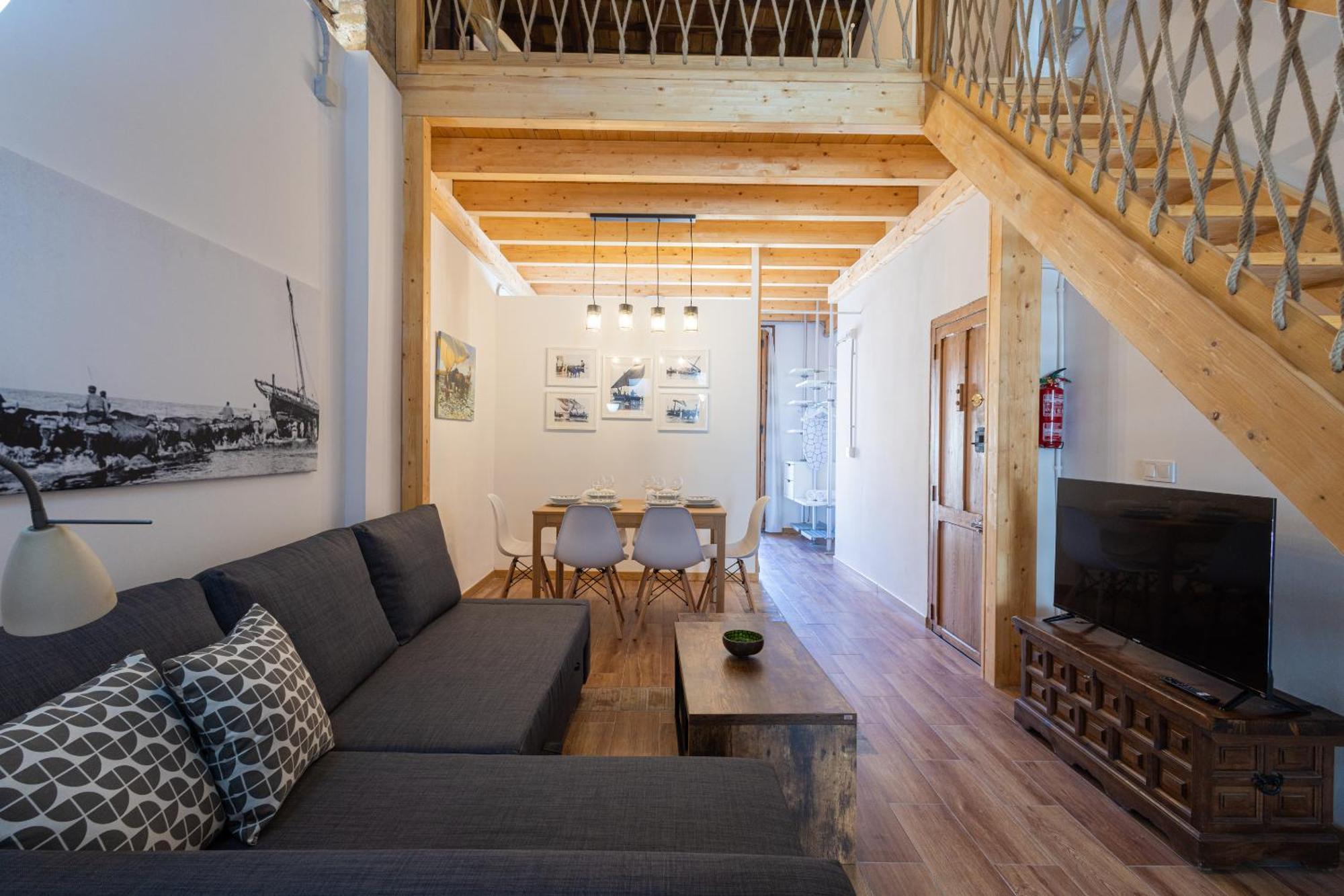 Florit Flats - El Cabanyal Duplex Apartment บาเลนเซีย ภายนอก รูปภาพ
